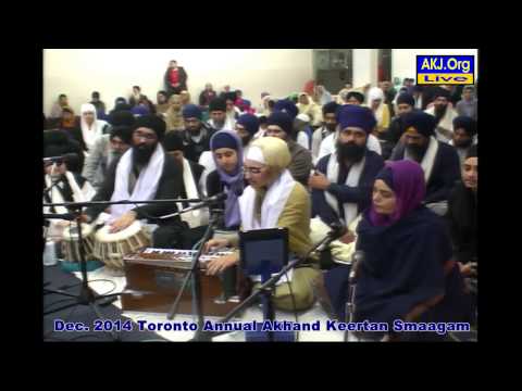 022 Toronto Dec. 2014 Smaagam - Tuesday Evening Keertan - B. Bhavandeep Kaur Jee Ottawa