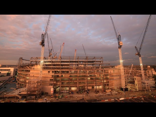 New Spurs Stadium HD Time Lapse – 9th to 15th July 2017