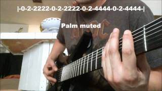 Brujeria - La Ley De Plomo Guitar tutorial lesson