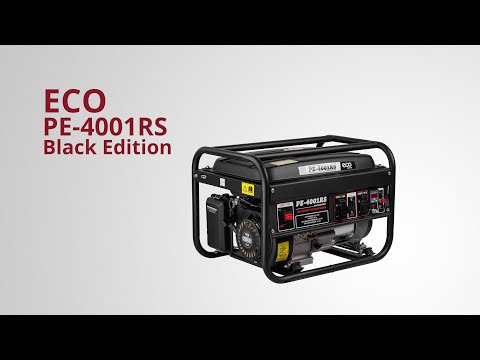 фото электростанция (генератор бензиновый) eco pe-4001rs (''black edition'') 2.8 квт, бак 15.0 л, эко, ек 0