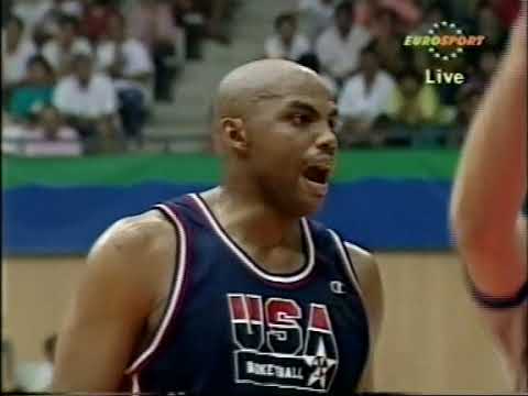 1992 Olympics Preliminary Round (Pool Play) Game 4 USA vs Croatia