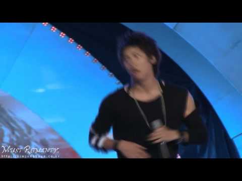 [fancam] 100731 SHINee jonghyun - rdd + lucifer  @ Open concert