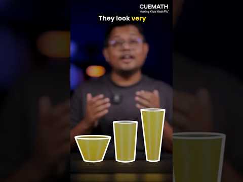 Which glass holds more liquid — math can tell you
