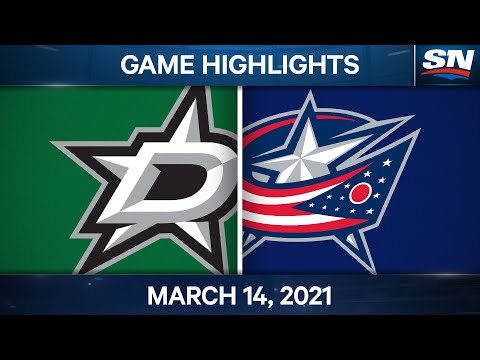 NHL Game Highlights | Stars vs. Blue Jackets – Mar. 14, 2021