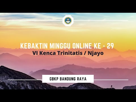 Ibadah Online | Kebaktin Minggu Njayo - 19 Juli 2020 | GBKP Bandung Raya