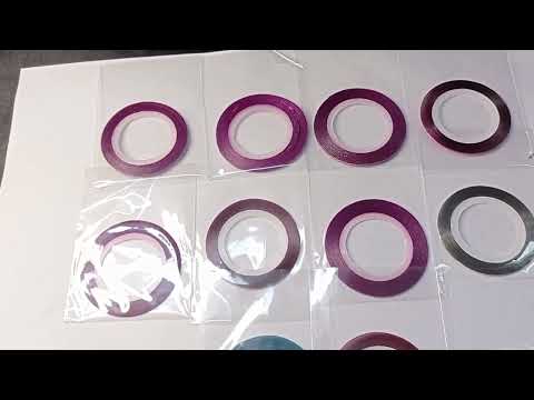 KIT FIOS COLORIDOS PARA UNHA COM 12 UN