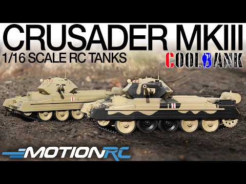 Experience the Coolbank UK Crusader Mk III 1/16 Scale Cruiser RC Tank! | Motion RC