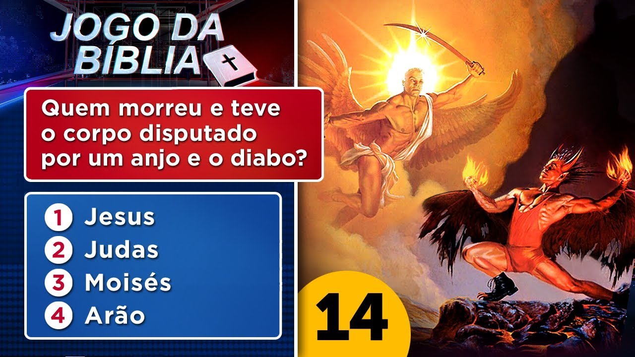 RESPONDA SE PUDER: Quem Morreu e Teve o Corpo Disputado por um Anjo e o Diabo? - Jogo da Bíblia #14