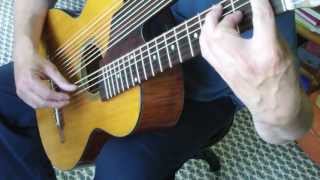 Misty Mountain Cold for the Harp Guitar