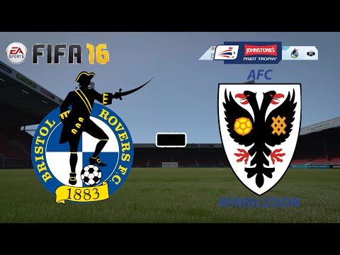 Bristol Rovers - AFC Wimbledon – J.Paint Trophy 1.Runde(15/16) «» Fifa16 Karriere #13 | [FullHD]