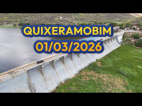 Barragem de Quixeramobim / Açude Fogareiro dados Atualizados 01/03/2026 Sertão Central - Ceará