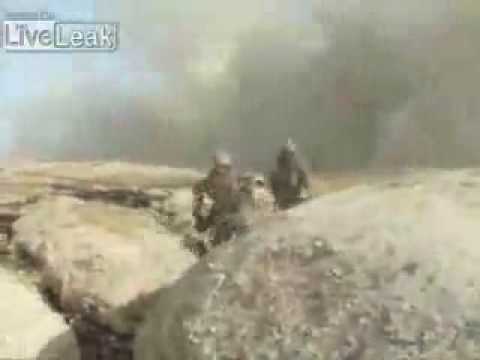 British very close encounter with friendly fire