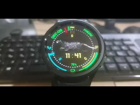 Running Neon Cheetah WatchFace
