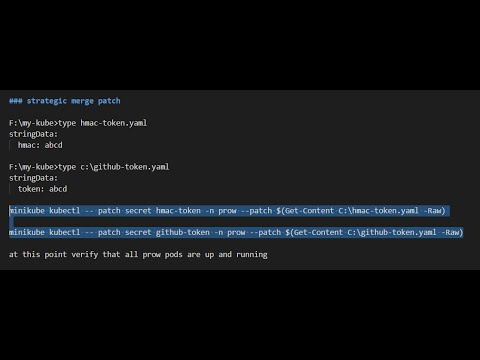 Prow CI/CD demo on minikube windows - Part 3