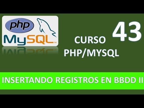 Curso PHP MySQL Presentación Vídeo 1