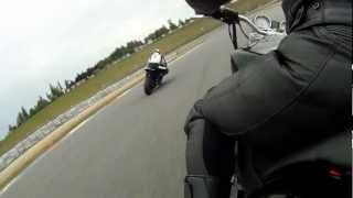 preview picture of video 'Hornet 600 highsider save 2 (Brno circuit)'