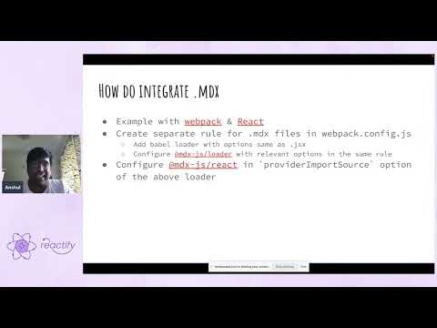 Building interactive documentation using MDX by Anshul Sahni