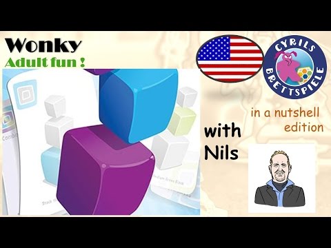 Cyrils Brettspiele - Wonky - in a nutshell (N54) - Stacking at its best