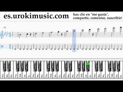 Como Tocar Piano (mano derecha) P!nk - What About Us Tablatura Parte#1 ejercicios um-i927