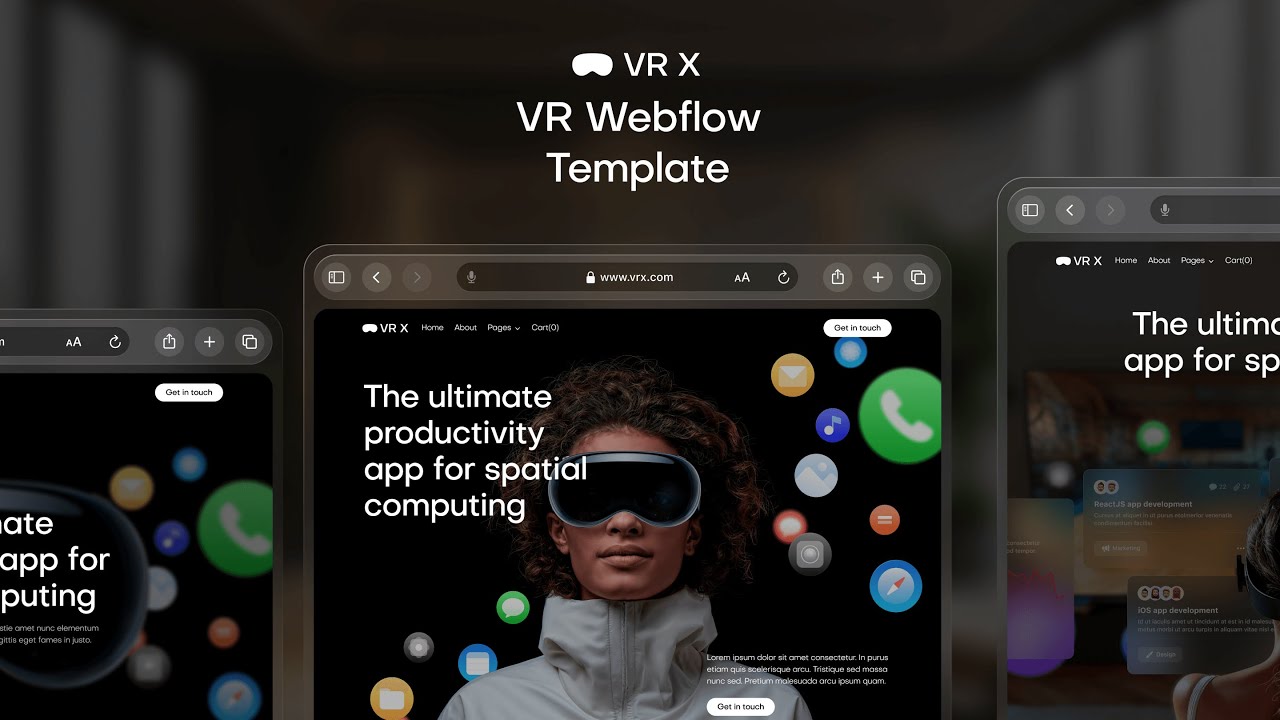 VR X - VR Webflow Template | BRIX Templates