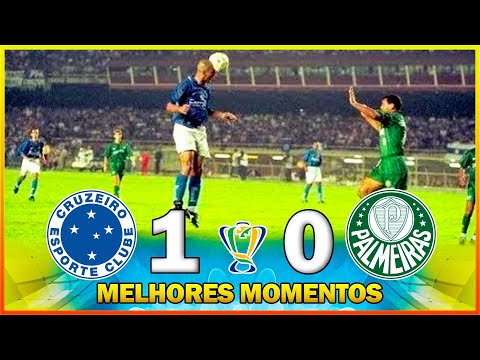 CRUZEIRO 1 x 0 PALMEIRAS ● HIGHLIGHTS ● 1998 BRAZILIAN CUP ● FINAL ● GAME 01