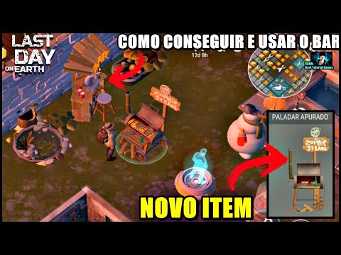 ●COMO CONSEGUIR E USAR O BAR 👁 NOVO ITEM PARA A BASE! ATUALIZAÇÃO 15 Last Day On Earth