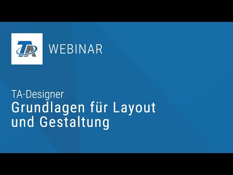 TA-Designer - Grundlagen für Layout und Gestaltung