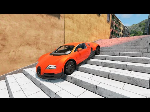 Cars vs Stairs - BeamNG.Drive | BeamNG MaX