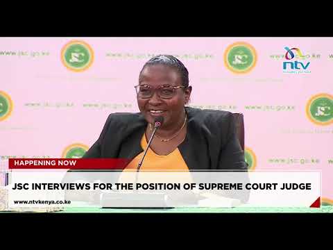 Lawyer Anne Waceke Makori's interview for position of Supreme Court judge