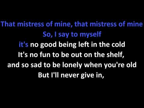 Little River Band - Mistress Of Mine KARAOKE