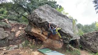 Video thumbnail of Presa Rusa, 6b+. Buñol