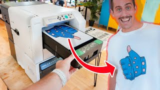 This machine can print ANY t-shirt design in seconds! (Roland VersaStudio BT-12)