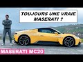Essai Maserati MC20 2022 - Toujours une VRAIE Maserati ?