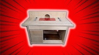 the ULTIMATE router table for BEGINNERS | MAKITA router REVIEW