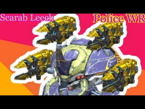 War Robots играю на 1-ом роботе Scarab Leech!