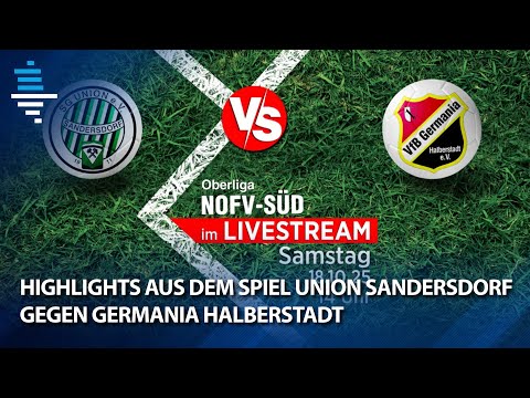 Highlights aus dem Spiel Union Sandersdorf gegen Germania Halberstadt