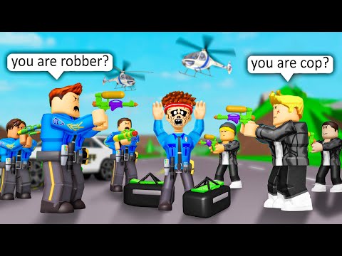 POLICE vs ROBBER 💰 (ROBLOX Brookhaven 🏡RP - FUNNY MOMENTS)
