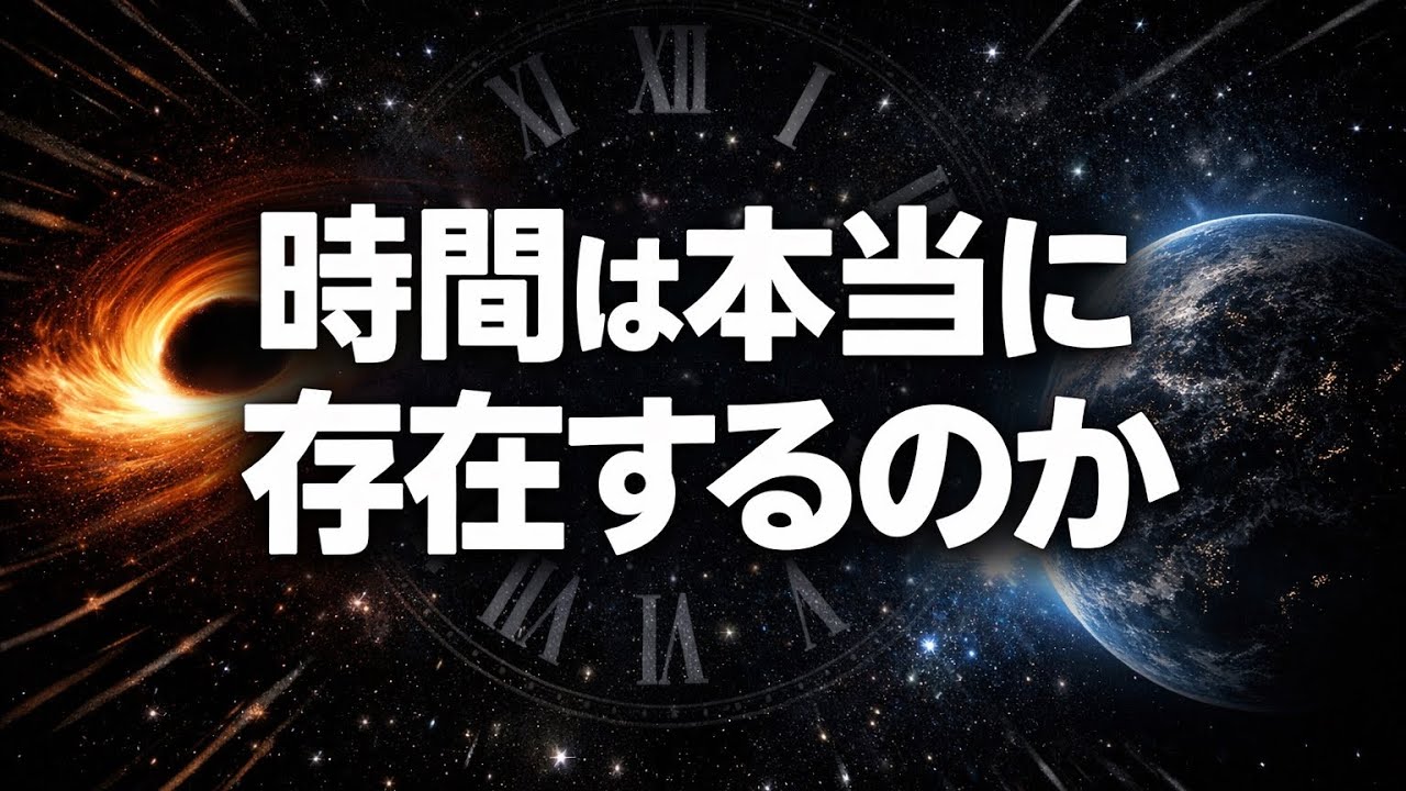 【時間は本当に存在するのか？】あなたが感じる「時の流れ」は脳が作り出した錯覚かもしれない