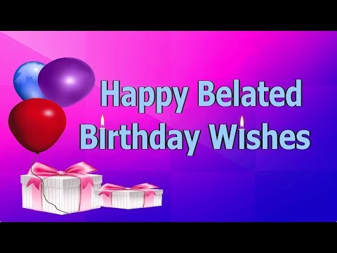 YouTube video about: How do you say happy belated birthday in spanish?
