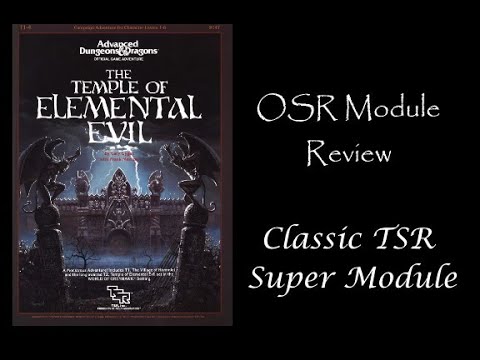 RPG Retro Review: T1-T4 Temple of Elemental Evil