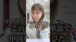 中国語ゼロでもこれでなんとかなる!単語3選!