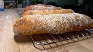 Watch Rustic No-Fuss Sourdough Baguettes on YouTube