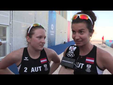 Das Beachvolleyballteam Schützenhöfer/Plesiutschnig steht bereits im Viertelfinale.
