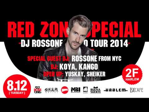 08/12(TUE) RED ZONE SP. -DJ ROSS ONE TOKYO TOUR 2014-