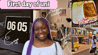 FIRST DAY OF UNI + GRWM + VLOG: Pharmacy Student Edition