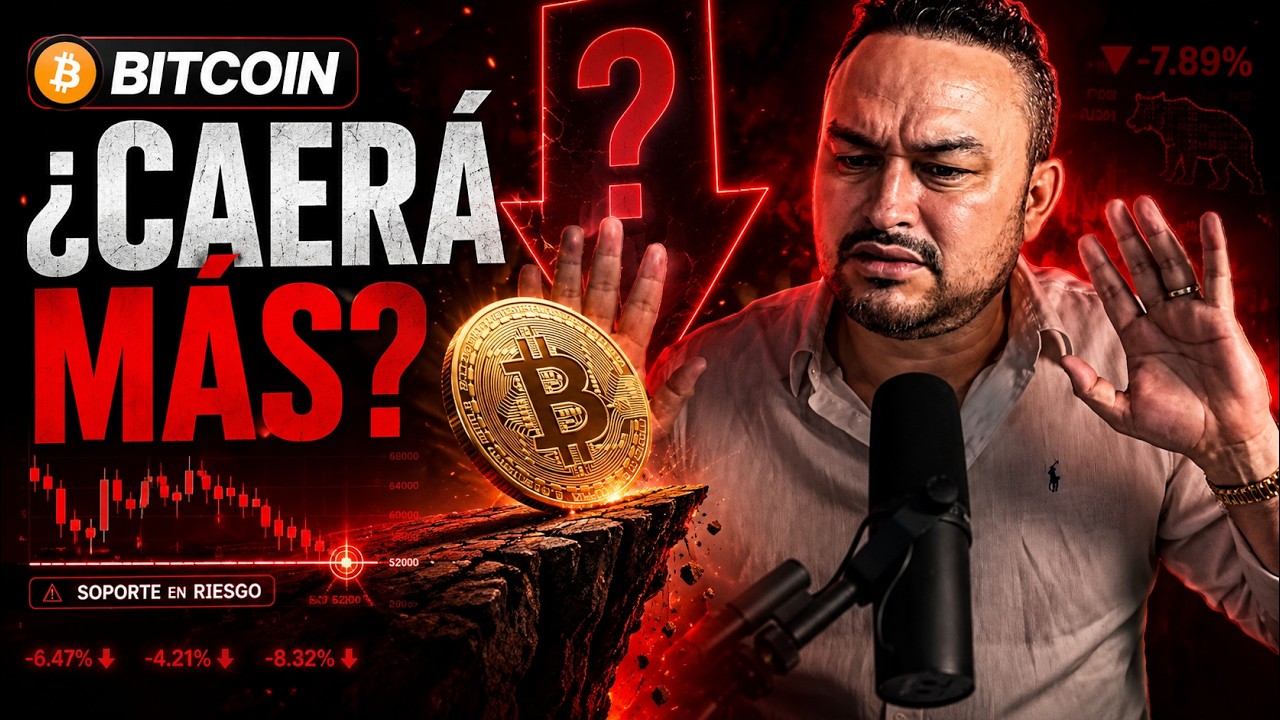 🚨 BITCOIN SE DESPLOMA: ¿Hasta Dónde Puede Caer? 📉