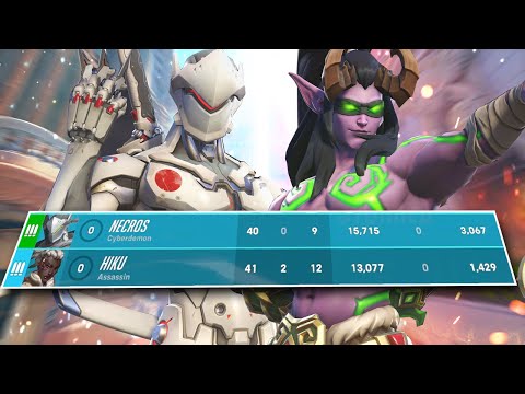 WHO SAID 2 GENJI PLAYERS CANT WIN???? // Full gameplay feat. @NecrosOW