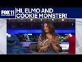 Elmo And Cookie Monster Visit LA For World Cup