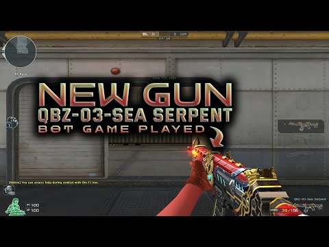 Crossfire West | NEW Gun QBZ-03-Sea Serpent Bots game played