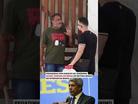 PEGADINHA COM ADESIVO DE JERÔNIMO QUASE TERMINA EM BRIGA EM RETIROLÂNDIA